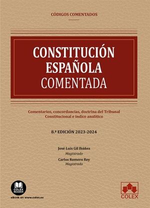 CONSTITUCIÓN ESPAÑOLA - CÓDIGO COMENTADO