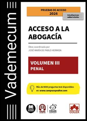 VADEMECUM III: ACCESO ABOGACIA: PENAL