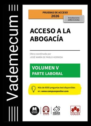 VADEMECUM V: ACCESO ABOGACIA: LABORAL