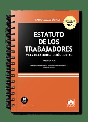 ESTATUTO DE LOS TRABAJADORES Y LEY DE LA JURISDICCIÓN SOCIAL (EDICIÓN ANILLAS)