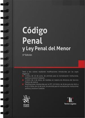 CÓDIGO PENAL Y LEY PENAL DEL MENOR (ANILLAS)