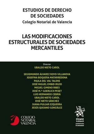 LAS MODIFICACIONES ESTRUCTURALES DE SOCIEDADES MERCANTILES.