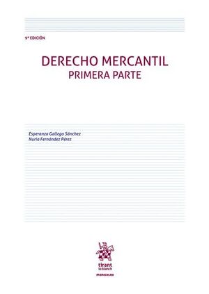 DERECHO MERCANTIL. PRIMERA PARTE