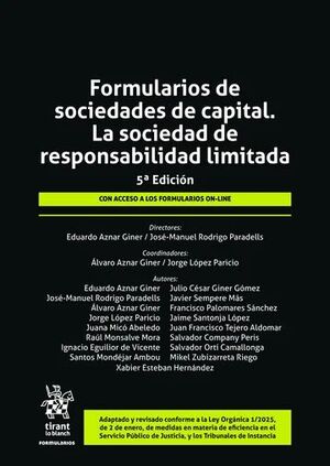 FORMULARIOS DE SOCIEDADES DE CAPITAL.
