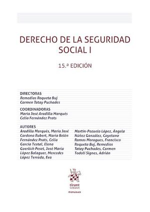 DERECHO DE LA SEGURIDAD SOCIAL I