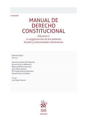 MANUAL DE DERECHO CONSTITUCIONAL. VOLUMEN II