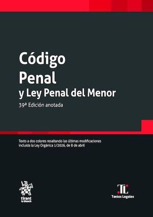 CODIGO PENAL Y LEY PENAL DEL MENOR