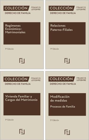 PACK COLECCIÓN DERECHO DE FAMILIA (4 VOLS.)