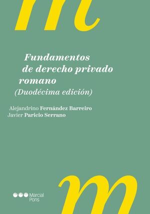 FUNDAMENTOS DE DERECHO PRIVADO ROMANO