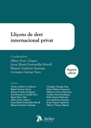 LLIÇONS DE DRET INTERNACIONAL PRIVAT