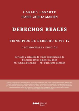 PRINCIPIOS DE DERECHO CIVIL.TOMO IV. DERECHOS REALES